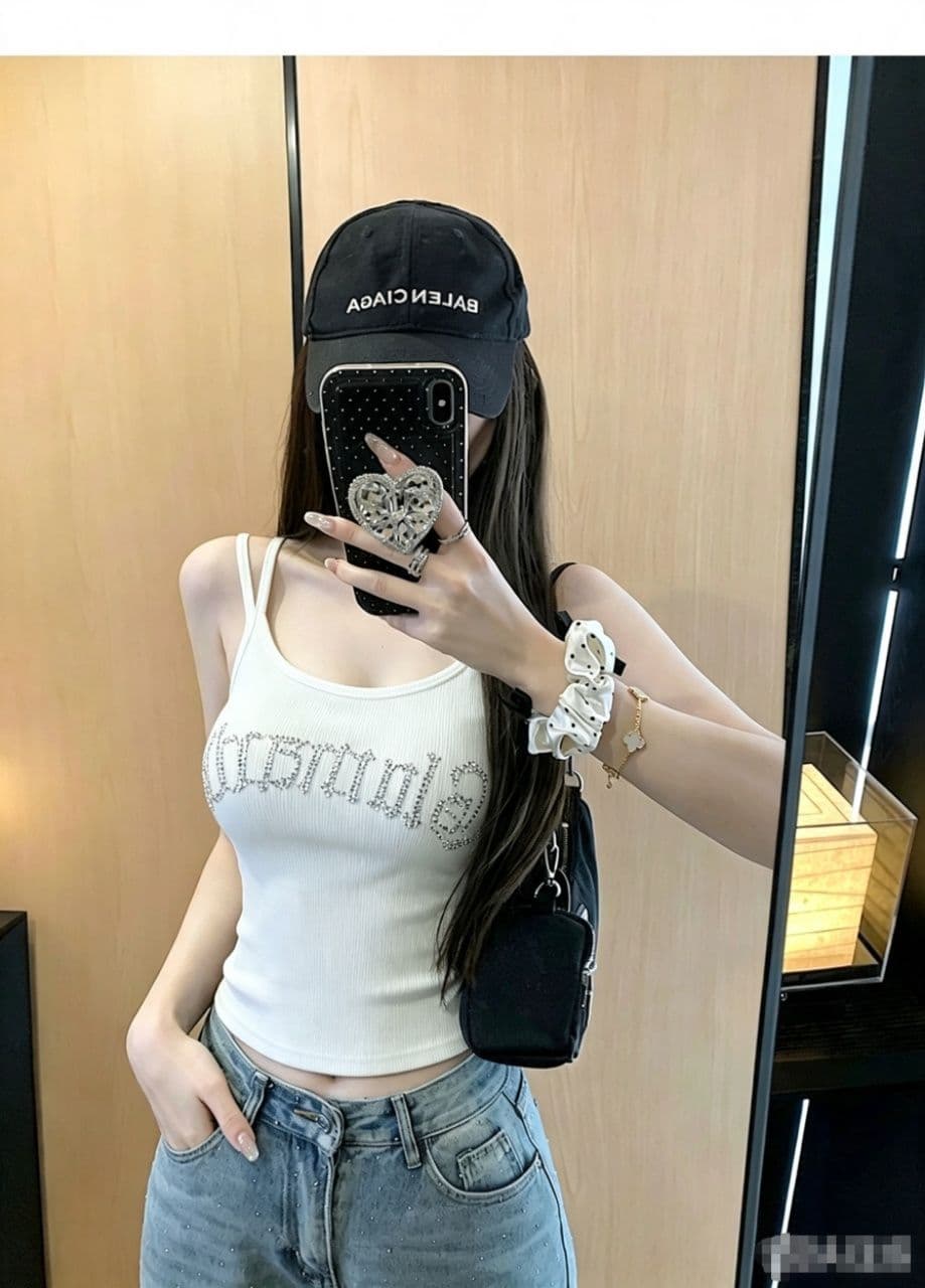 더블 어깨끈 알파벳 핫픽스 u 넥타이 가슴 패드 원피스 인사이드 가져 가라. 캐미솔 핫걸 슬림해 보이는 맨위 상세 이미지 11