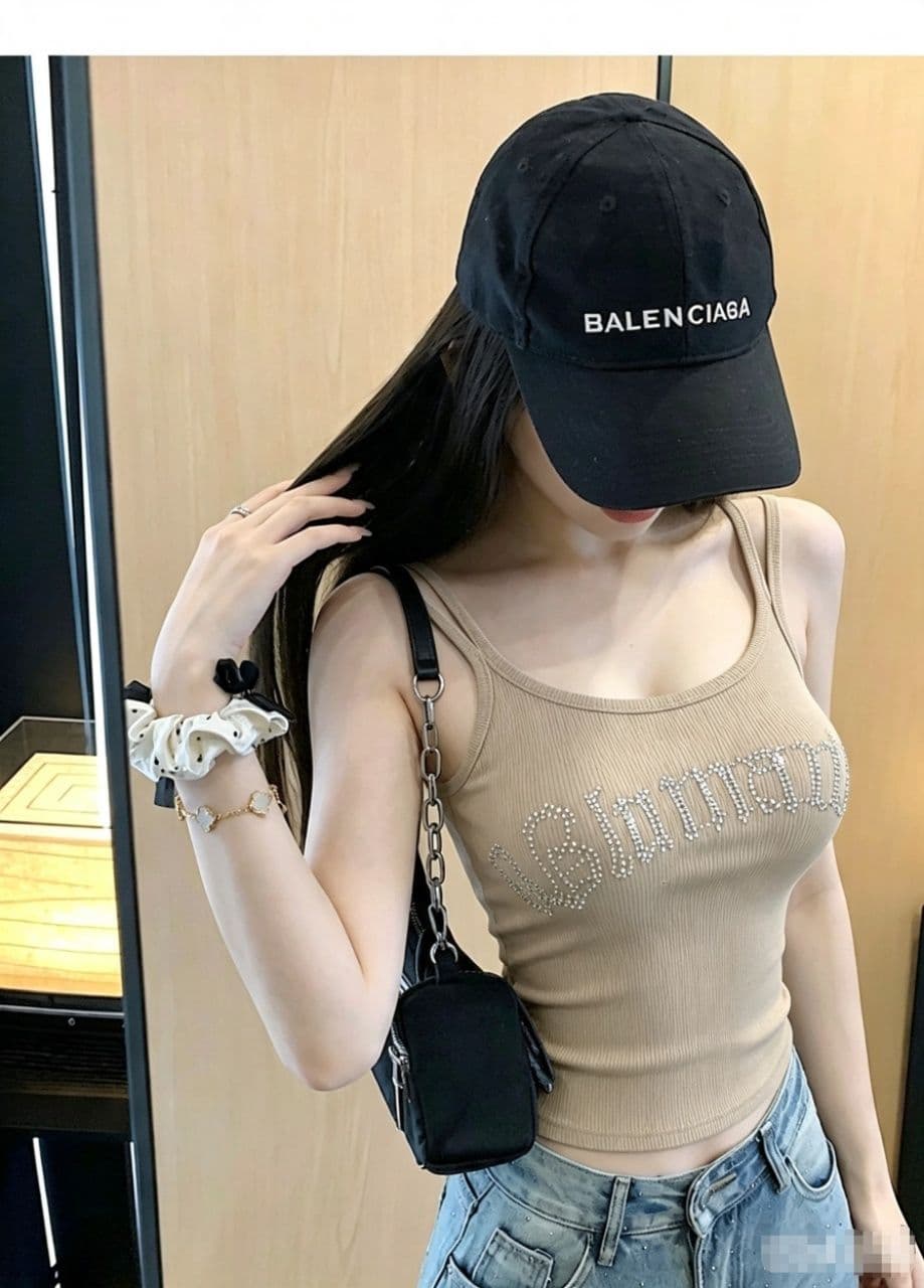더블 어깨끈 알파벳 핫픽스 u 넥타이 가슴 패드 원피스 인사이드 가져 가라. 캐미솔 핫걸 슬림해 보이는 맨위 상세 이미지 18