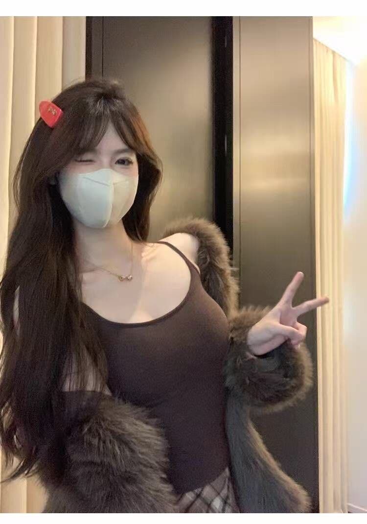 만화 가슴 기지 이 단락 연삭 털 순수한 리본 가슴 패드 캐미솔 De 플러시 몸매 가꾸기 슬림해 보이는 만나는 맨위 상세 이미지 4