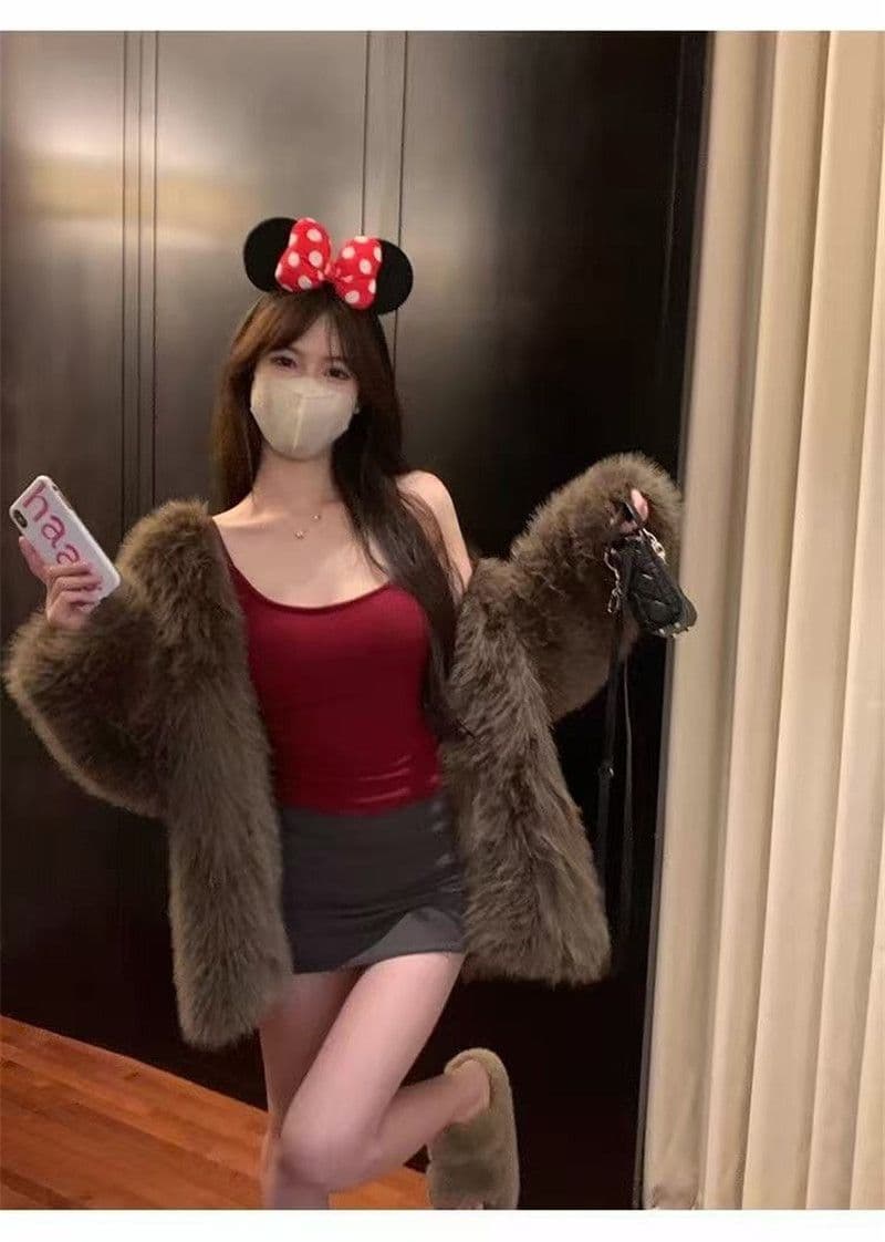 만화 가슴 기지 이 단락 연삭 털 순수한 리본 가슴 패드 캐미솔 De 플러시 몸매 가꾸기 슬림해 보이는 만나는 맨위 상세 이미지 13