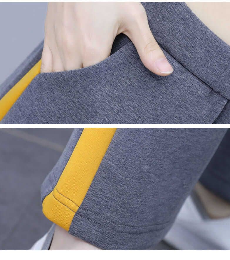 가을 겨울 새로운 엄마 세트 여성 레저 패션 연령 감소 외국 가스 슬림해 보이는 투피스 세트 로얄 자매 팬 품격 여신 상세 이미지 24