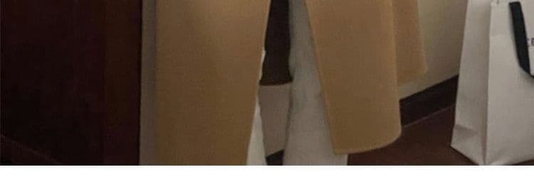 오트밀 색상 모직 코트 여성 2026 가을 겨울 새로운 한국 스타일 루즈핏 중간 길이 폭발 자켓 상세 이미지 27