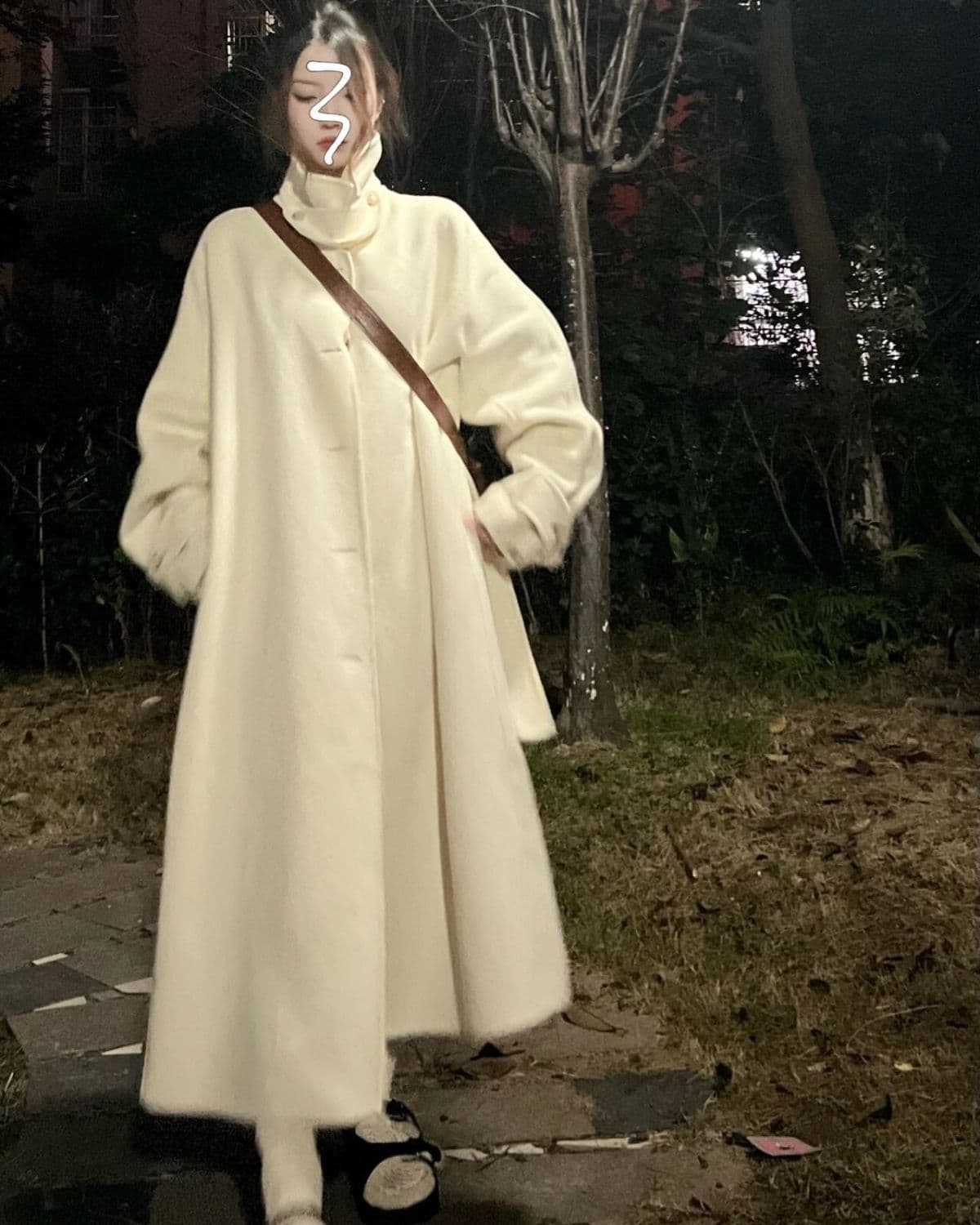 2026 새로운 한 부서 모직 코트 여성 겨울 작은 키 그는 벤 바람 롱 코트 모직 패션 품격 여성 코트 상세 이미지 6