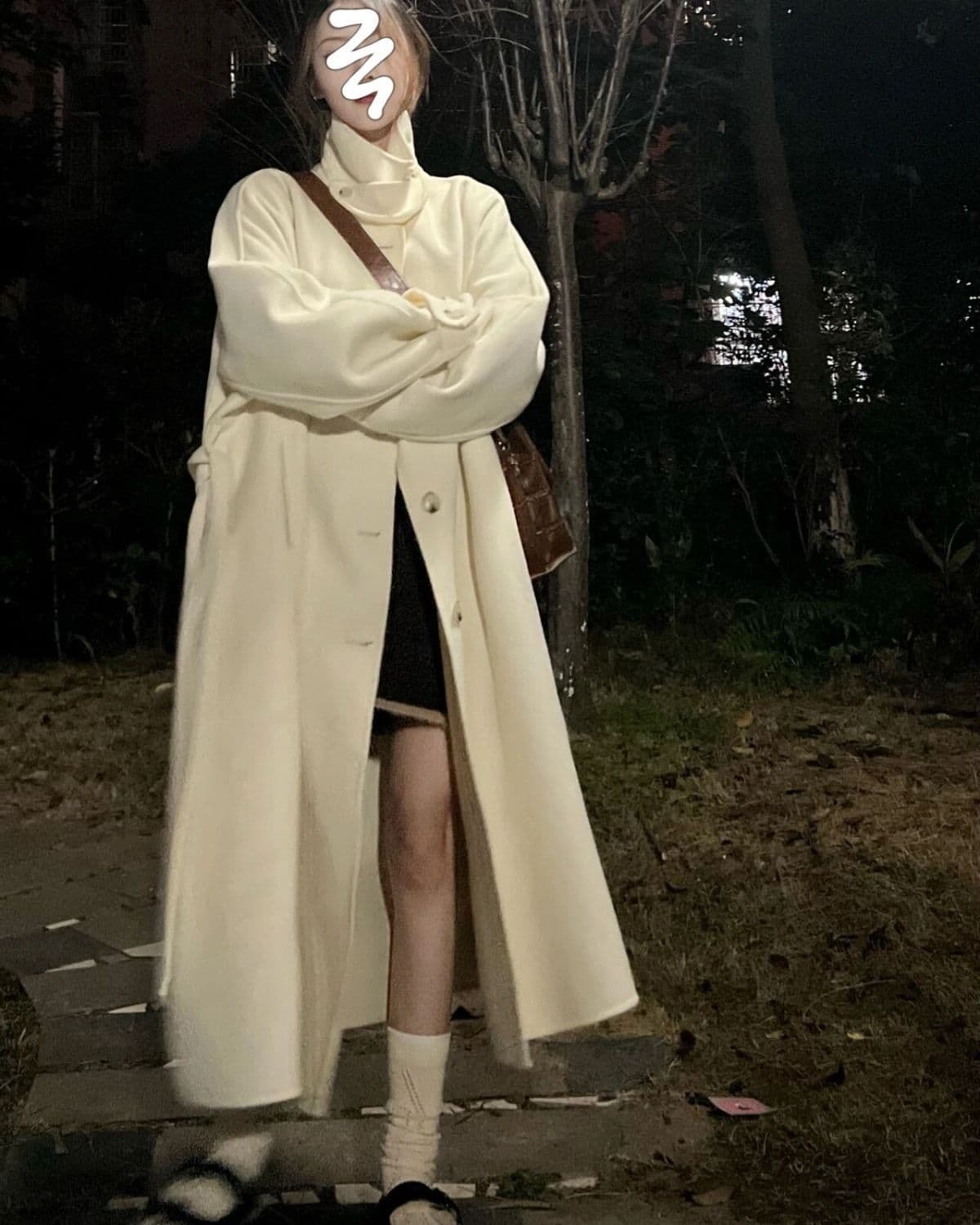 2026 새로운 한 부서 모직 코트 여성 겨울 작은 키 그는 벤 바람 롱 코트 모직 패션 품격 여성 코트 상세 이미지 10