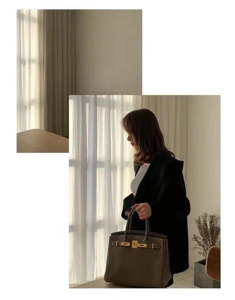 단면 모직 코트 가을 겨울 다용도 작은 샤넬 스타일 짧은 개인 프랑스식 망토 모직 외투 여자 학생 쇼트 스타일 상세 이미지 16