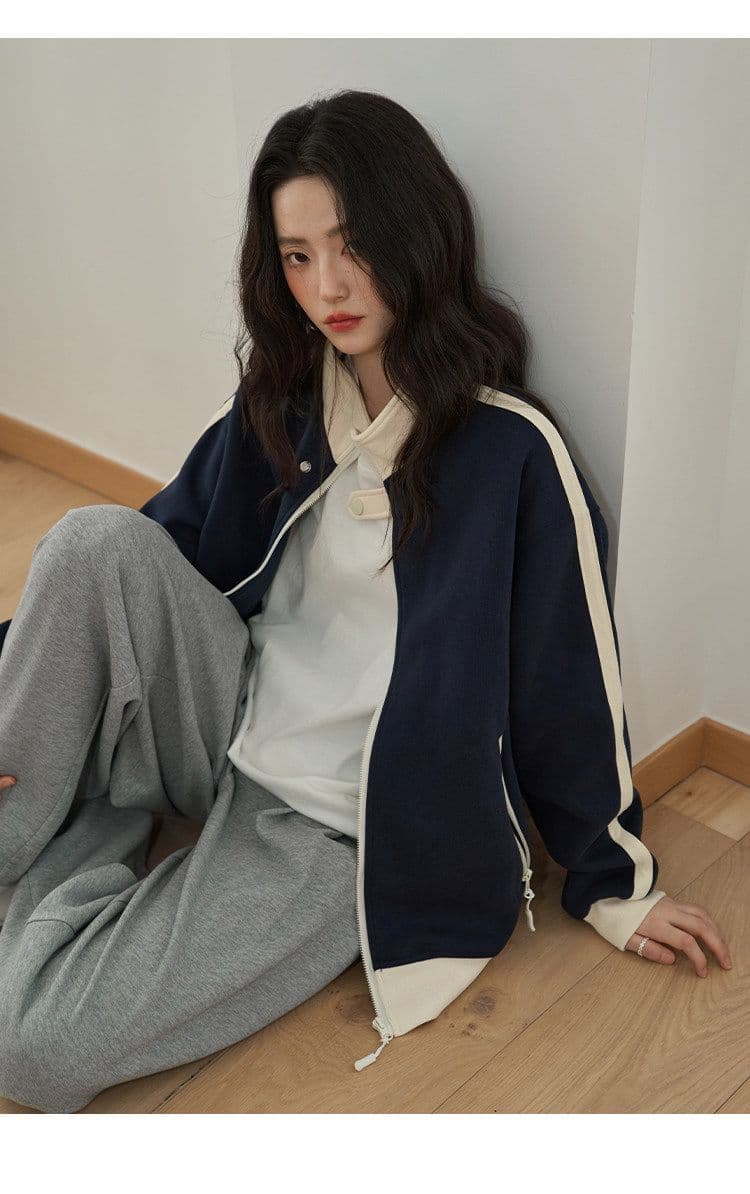 순수한 Mianhua 면 복합 우유 실크 350 크 얇 후드티 여성 봄 가을 지퍼 카디건 코트 맨위 상세 이미지 20