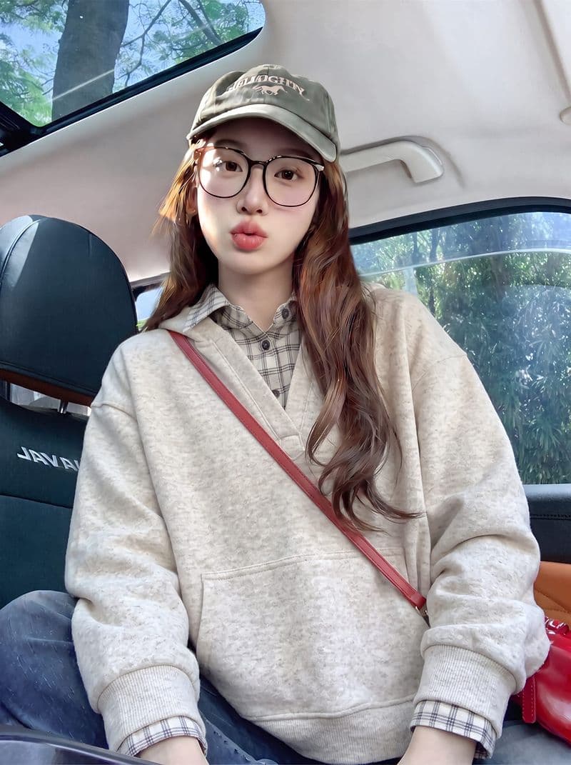 빅 사이즈 여성 의류 260 그램 남자 바 면 얇은 스타일 후드티 봄 가을 패치워크 페이크 레이어드 POLO 칼라 맨위