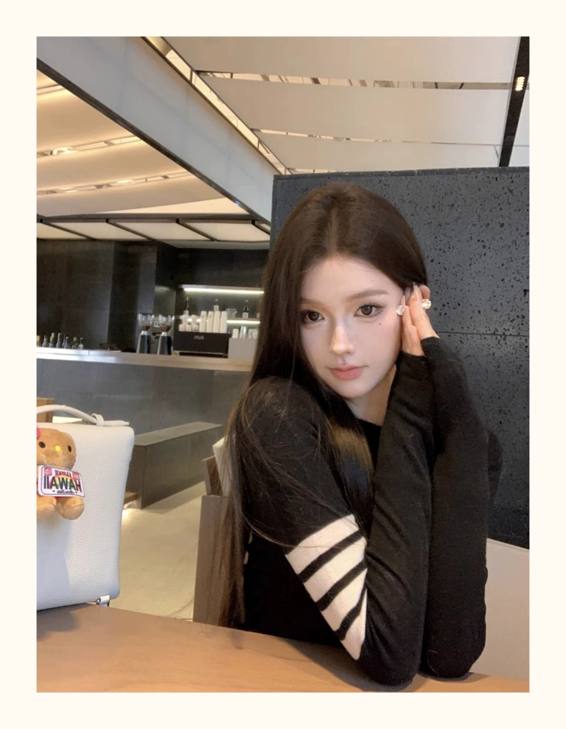 회색 라운드 넥 풀오버 얇은 만나는 니트 스웨터 여성 가을 겨울 디자인 센스 한 부서 chic Chic 인사이드 가져 가라. 스웨터 맨위 상세 이미지 16