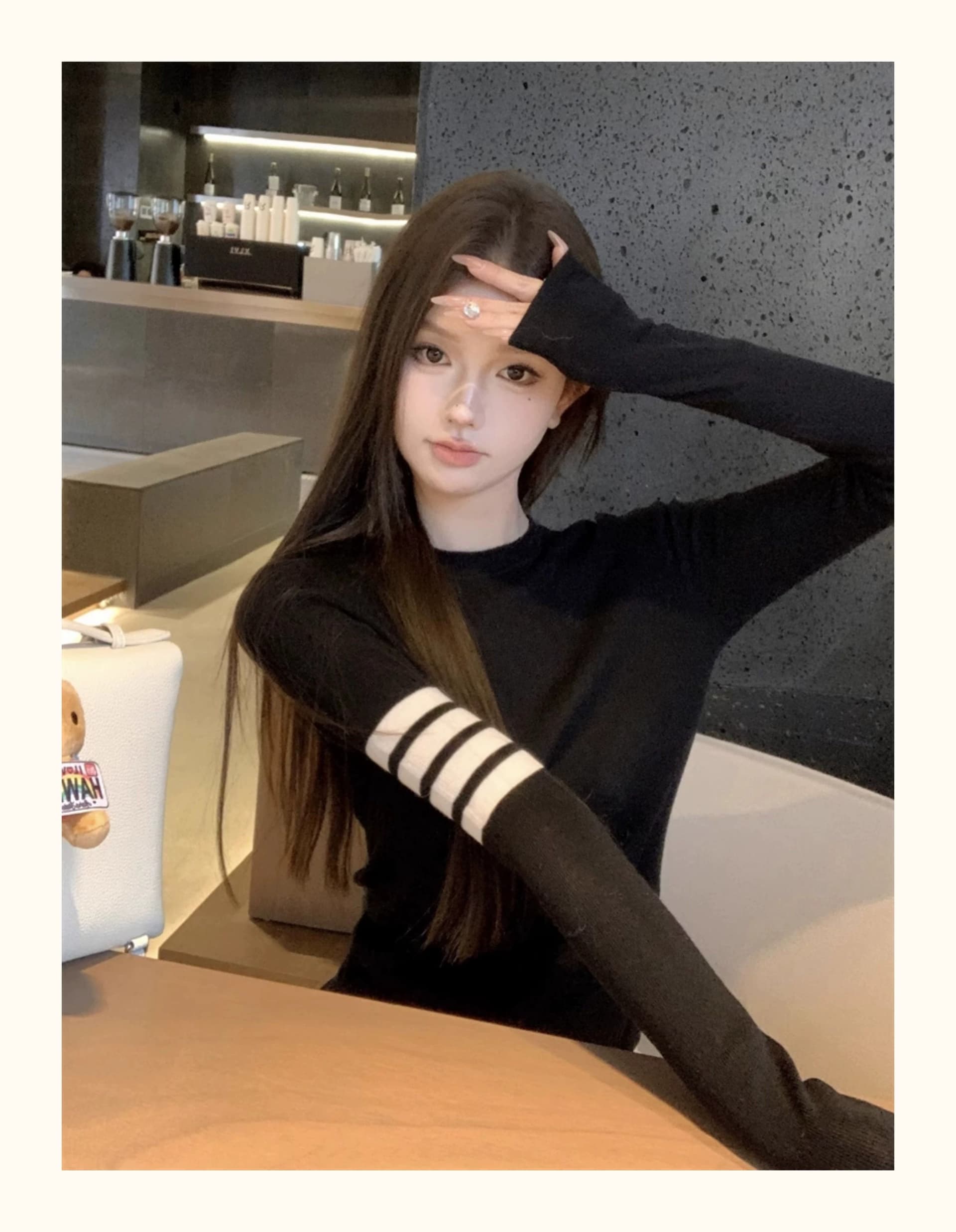 회색 라운드 넥 풀오버 얇은 만나는 니트 스웨터 여성 가을 겨울 디자인 센스 한 부서 chic Chic 인사이드 가져 가라. 스웨터 맨위 상세 이미지 17