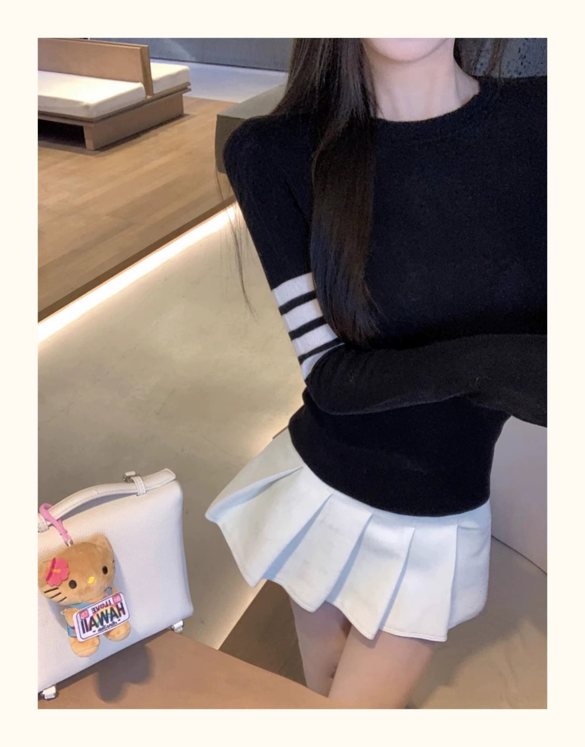 회색 라운드 넥 풀오버 얇은 만나는 니트 스웨터 여성 가을 겨울 디자인 센스 한 부서 chic Chic 인사이드 가져 가라. 스웨터 맨위 상세 이미지 23