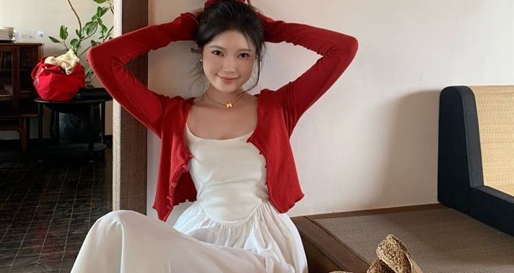 260 그램 사람들 면 벨트 주머니 네리 하나 허리 수축 슬림해 보이는 프랑스식 첫사랑 센스 흰 치마 슬립 드레스 그는 벤 바람 블랙 치마 상세 이미지 23