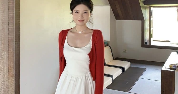 260 그램 사람들 면 벨트 주머니 네리 하나 허리 수축 슬림해 보이는 프랑스식 첫사랑 센스 흰 치마 슬립 드레스 그는 벤 바람 블랙 치마 상세 이미지 29
