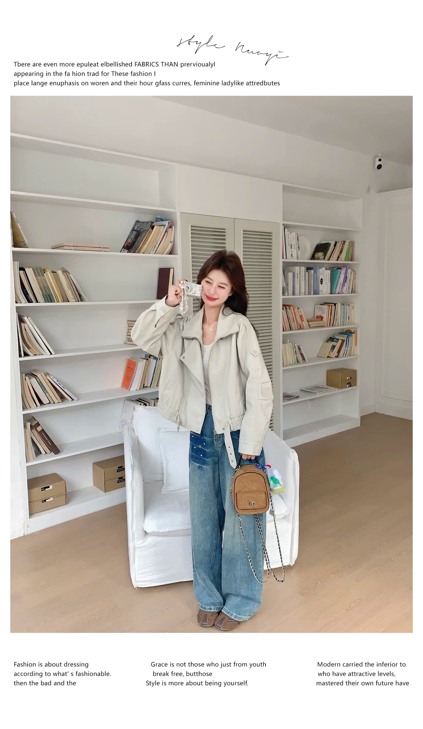 2026 가을 새로운 자이언트 잘 생긴 고급 대기 PU 가죽 외투 차가운 현 수 있습니다. 뒤집다 수 있습니다. 스탠드 칼라 패션 재킷 서비스 상세 이미지 18