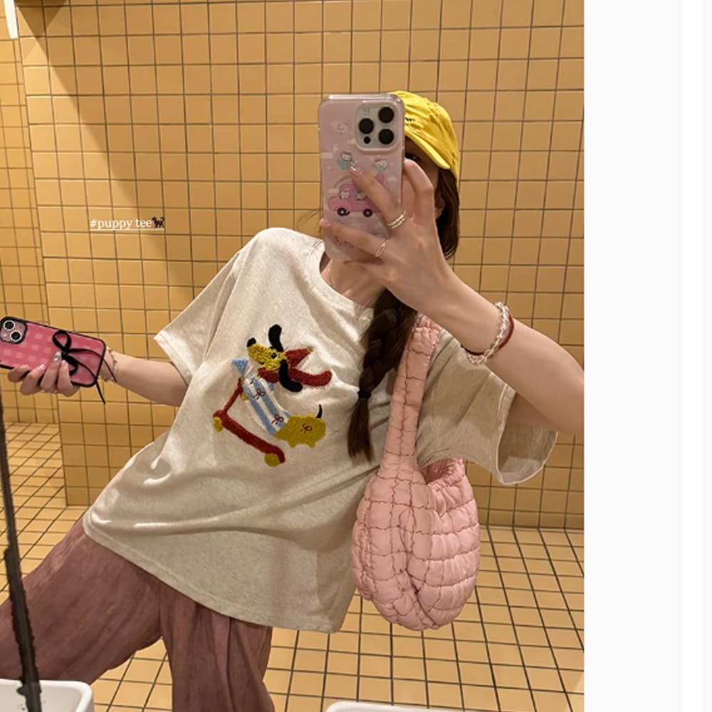 im ~까지 편안함 리듬 수공 튀김 색상 아마 혼방 넓은 다리 캐주얼 바지 여성 스트레이트 팬츠 이미지 5