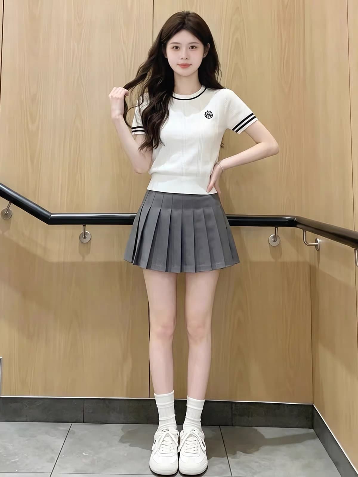 여름 여성 의류 2026 새로운 슈퍼 화재 착용 가져 가라. 전체 집합 한 부서 자이언트 잘 생긴 ~ 중 아름다운 점프 슈트 치마 투피스 세트