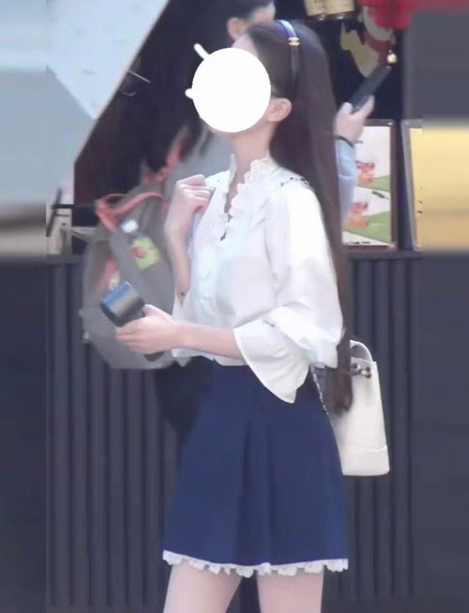 2026 슈퍼 화재 착용 가져 가라. 로얄 자매 빛 요리 한 아름다운 프랑스식 작은 샤넬 스타일 반신 미니 스커트 여성 상세 이미지 6