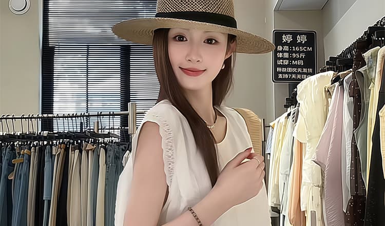지금 여름 신제품 민소매 프랑스식 패치워크 디자인 센스 드레스 상세 이미지 29