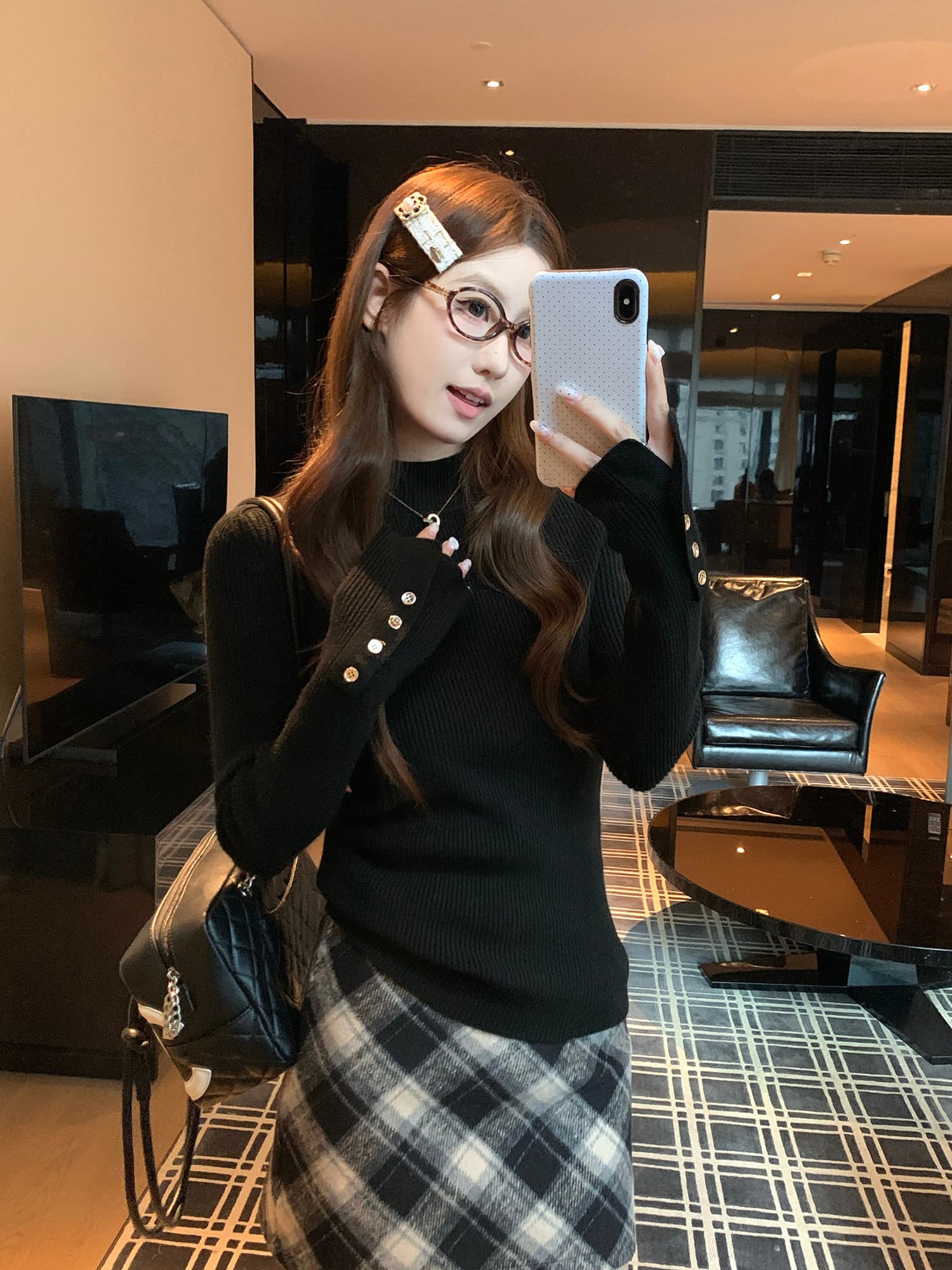 이른 가을 2026 새로운 몸매 가꾸기 기본 셔츠 여성 인사이드 가져 가라. 반하이넥 스웨터 고급 센스 몸매 가꾸기 긴팔 니트 맨위 상세 이미지 32