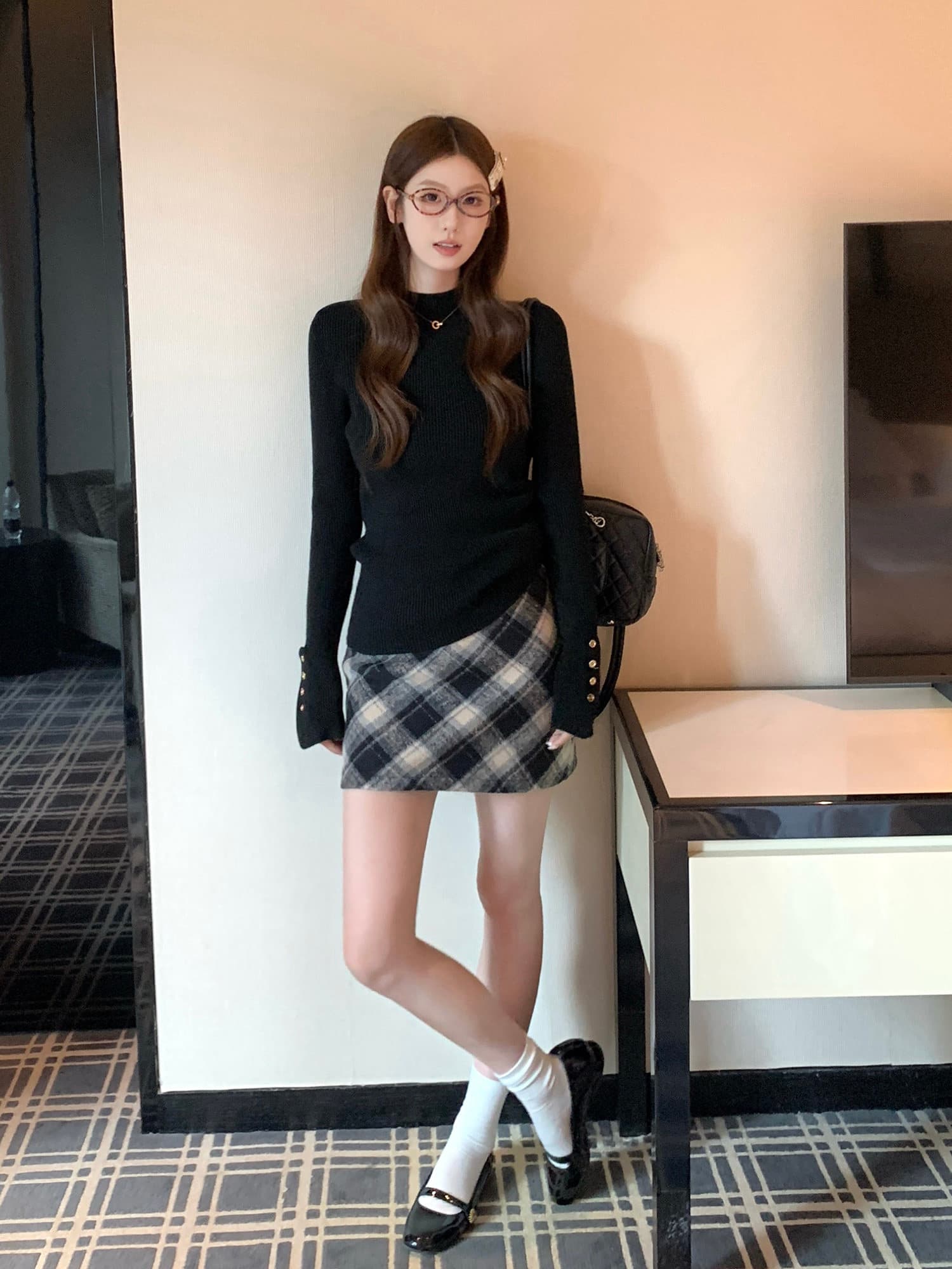 이른 가을 2026 새로운 몸매 가꾸기 기본 셔츠 여성 인사이드 가져 가라. 반하이넥 스웨터 고급 센스 몸매 가꾸기 긴팔 니트 맨위 상세 이미지 35