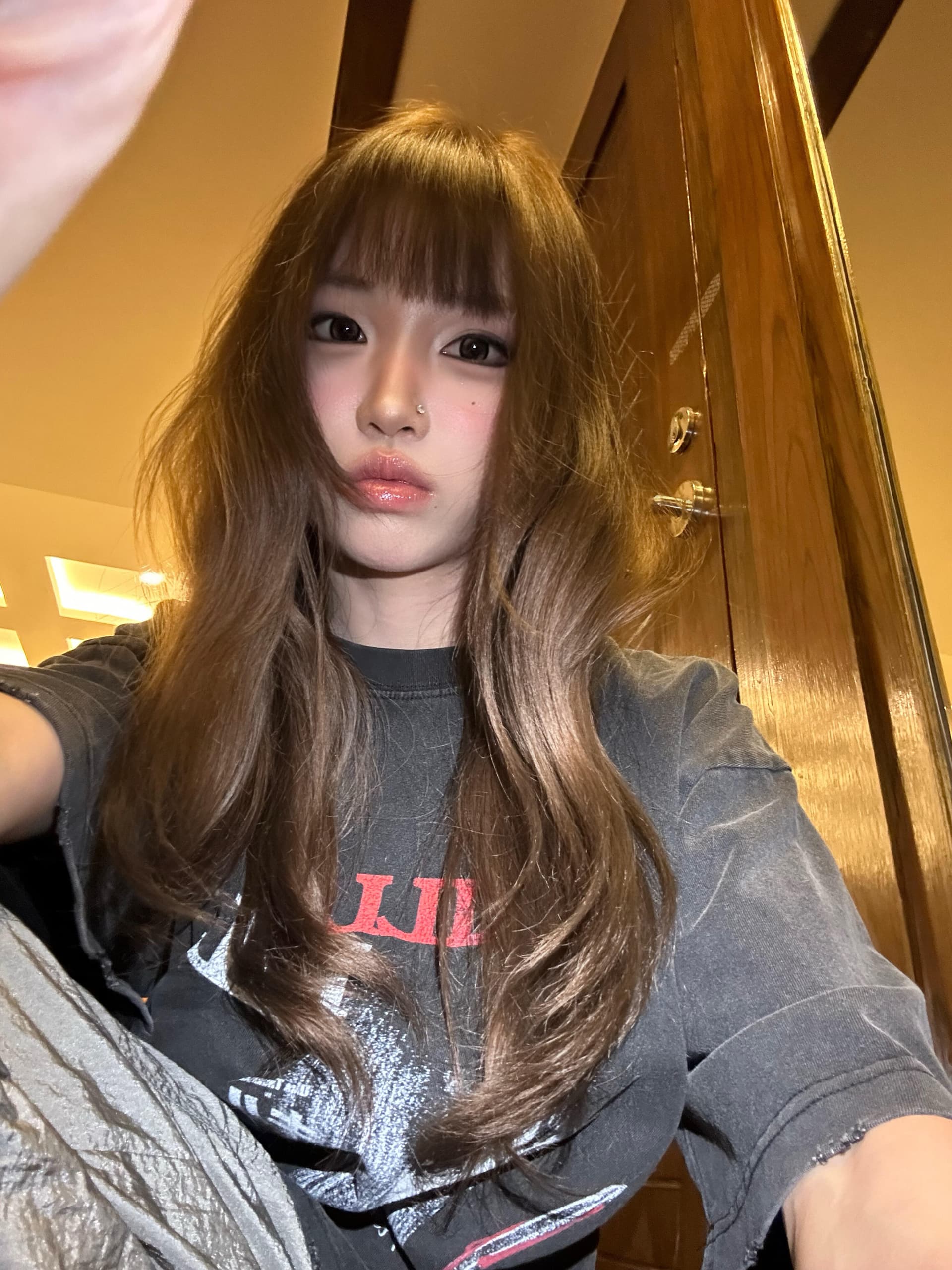 아메리칸 레트로 oversize 반팔 티셔츠 여성 여름 ins 조수 브랜드 이미지 3