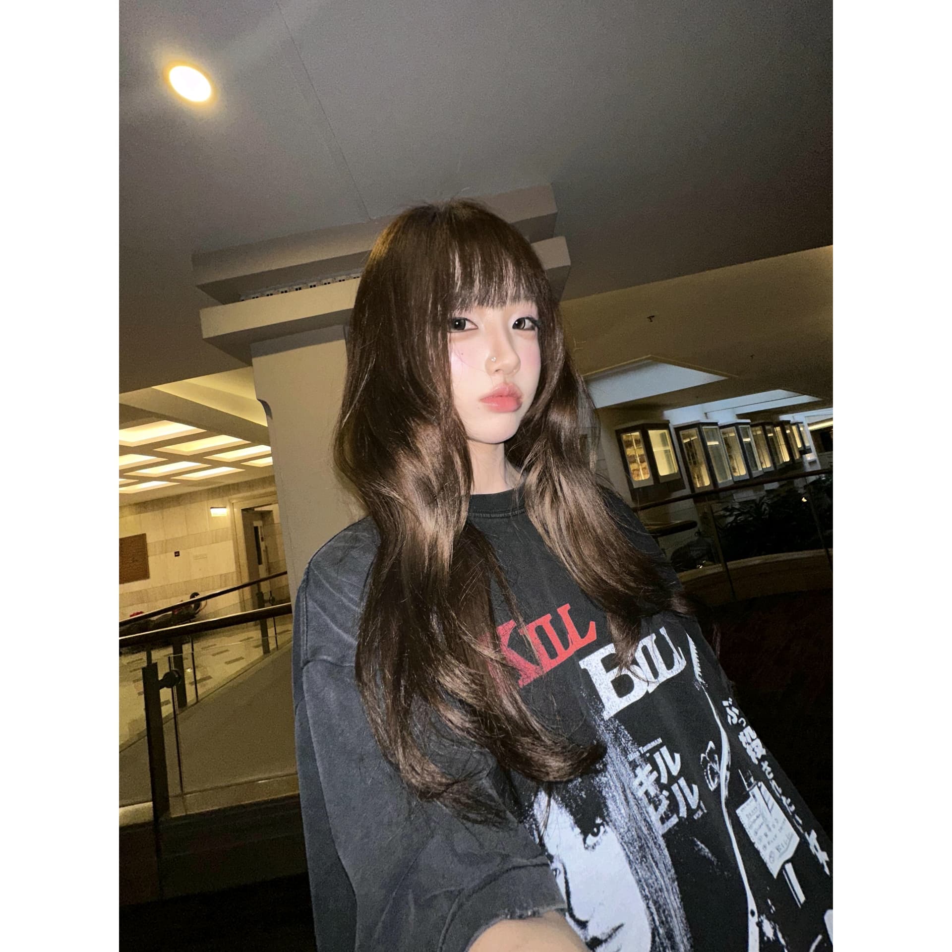 아메리칸 레트로 oversize 반팔 티셔츠 여성 여름 ins 조수 브랜드 이미지 5