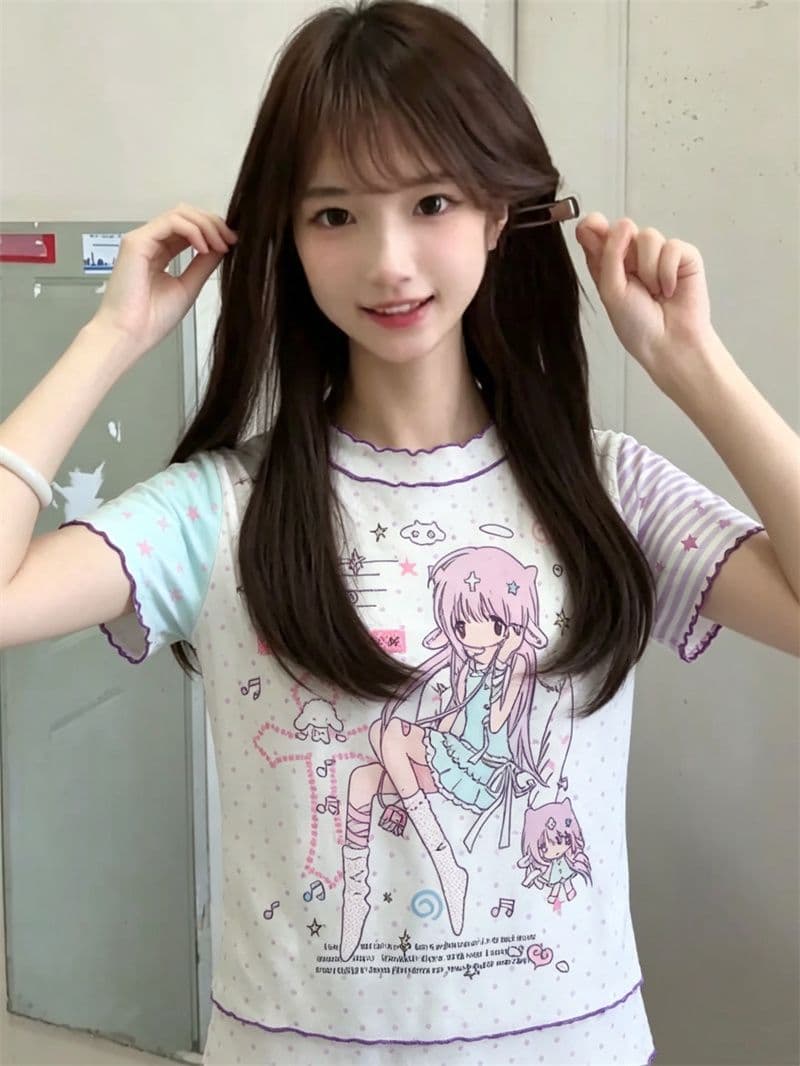 원본 색상 차이 없음 명중 이사회 광저우 망사 원본 원단 반팔 티셔츠 상세 이미지 5