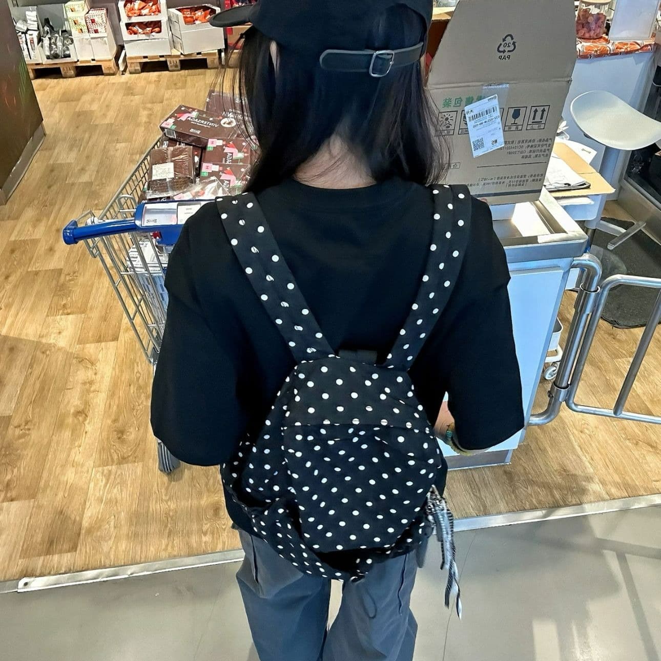 자수 패치 네리 가게 천 순면 220 그램 빗질하다 닫기 반팔 티셔츠 여성 이미지 3