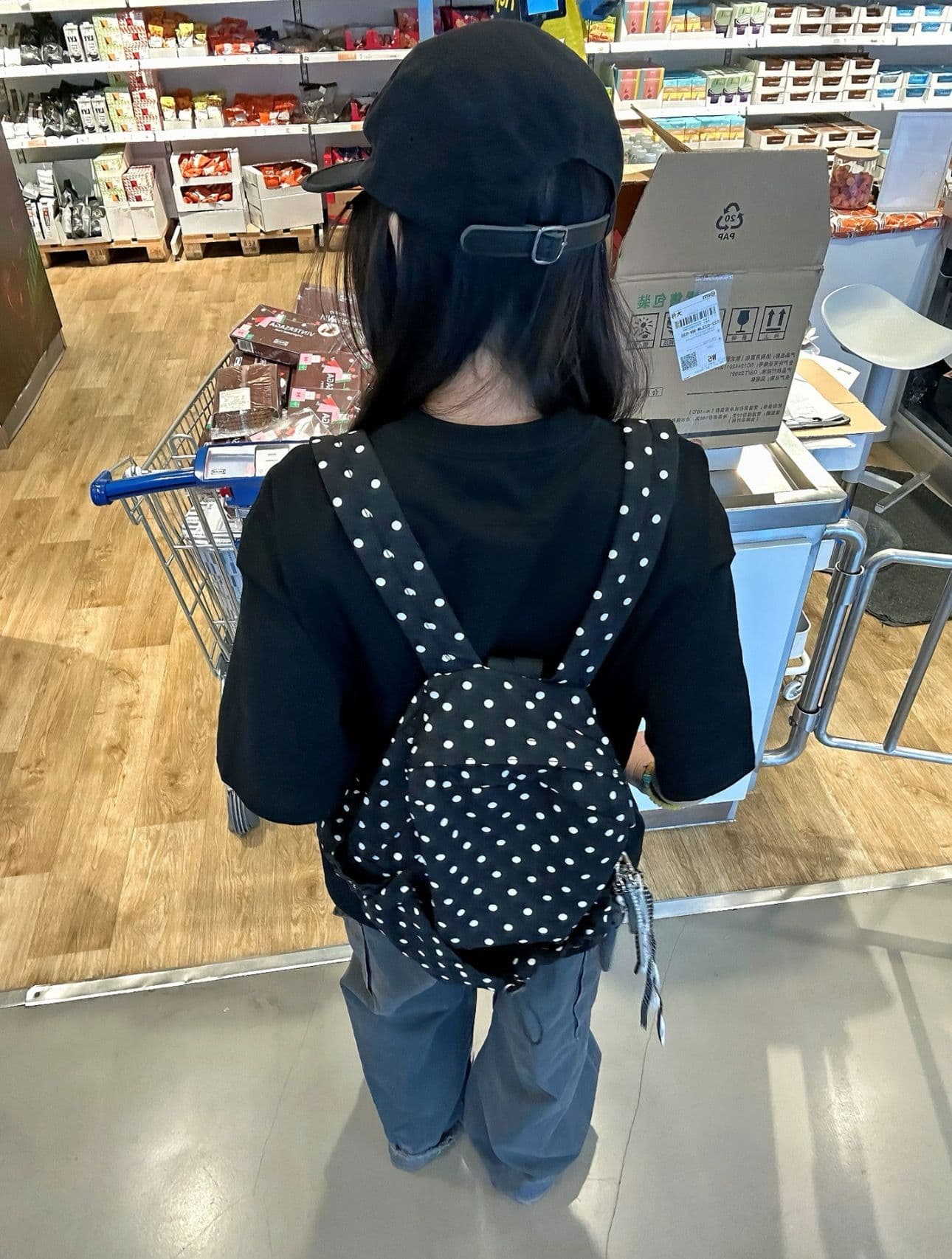 자수 패치 네리 가게 천 순면 220 그램 빗질하다 닫기 반팔 티셔츠 여성 상세 이미지 3