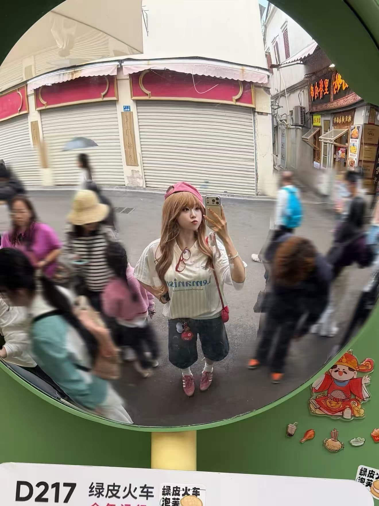 원본 스트라이프 저지 원단 원본 솜씨 아메리칸 높음 거리 스트라이프 반팔 티셔츠 공 서비스 커플 남녀 여름 상세 이미지 12
