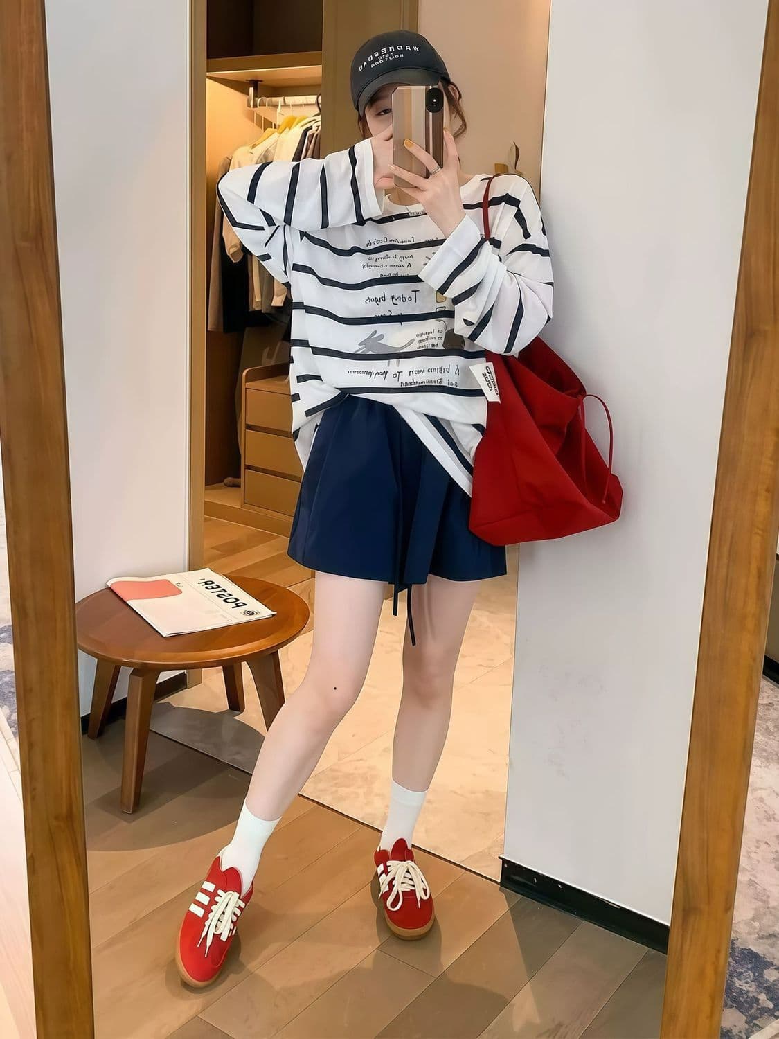 광저우 원단 이후 패키지 칼라 프린트 스트라이프 긴팔 자외선 차단 블라우스 맨위 여성 이미지 2