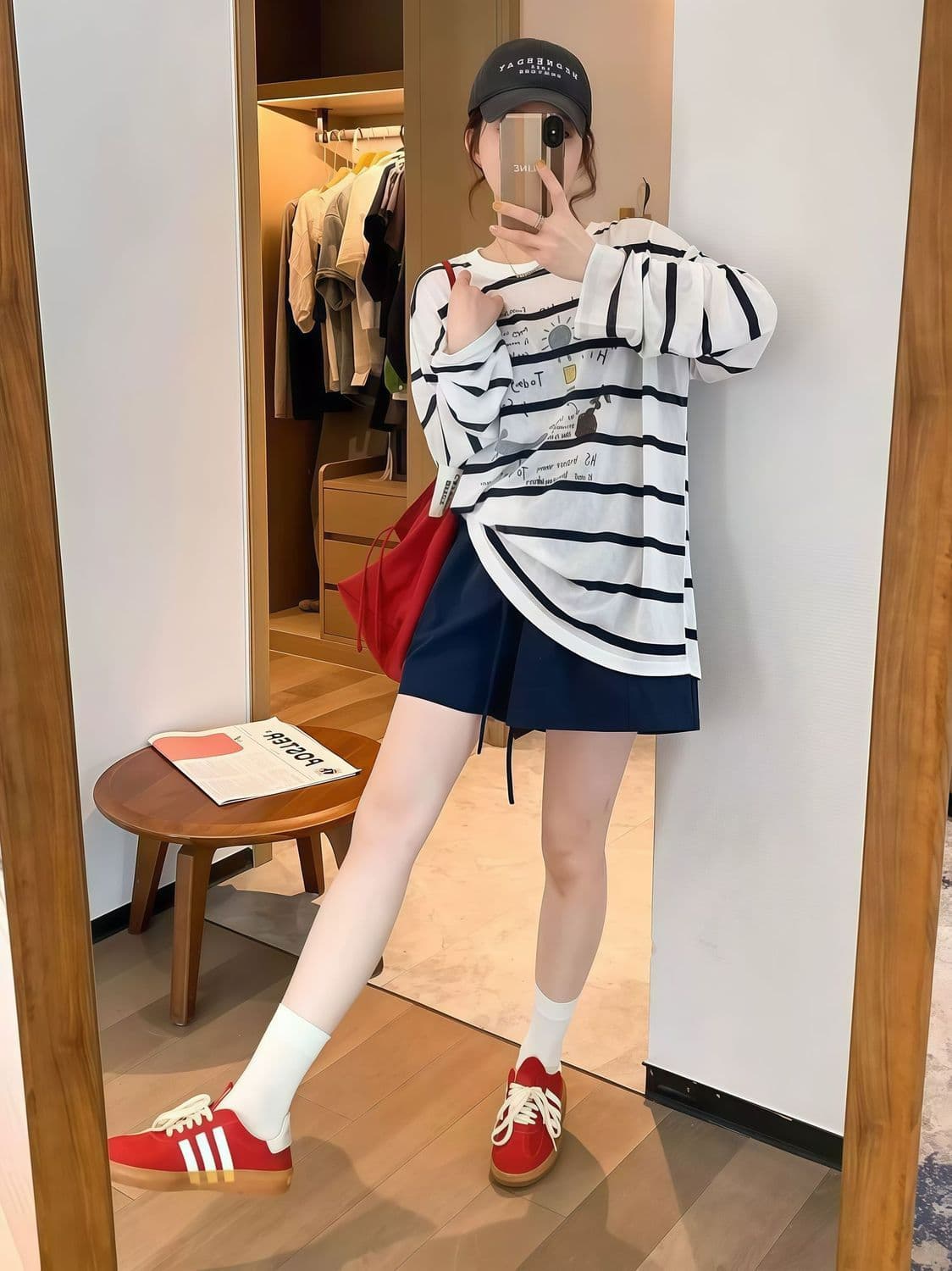 광저우 원단 이후 패키지 칼라 프린트 스트라이프 긴팔 자외선 차단 블라우스 맨위 여성 상세 이미지 4