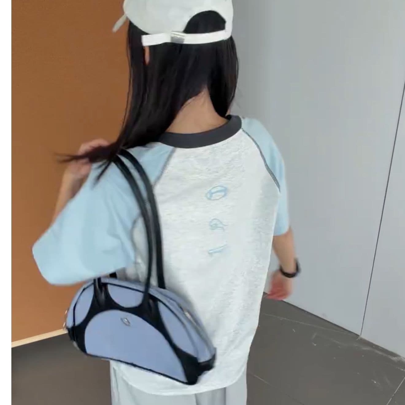 원본 명중 인터넷 전후 포밍 프린트 19 지점 220 그램 순면 삽입 어깨 소매 반팔 티셔츠 이미지 2