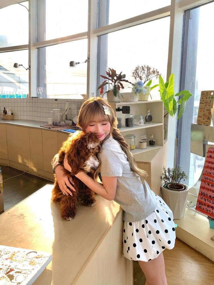 아메리칸 레트로 프린트 몸매 가꾸기 허리 수축 반팔 티셔츠 여성 이미지 3