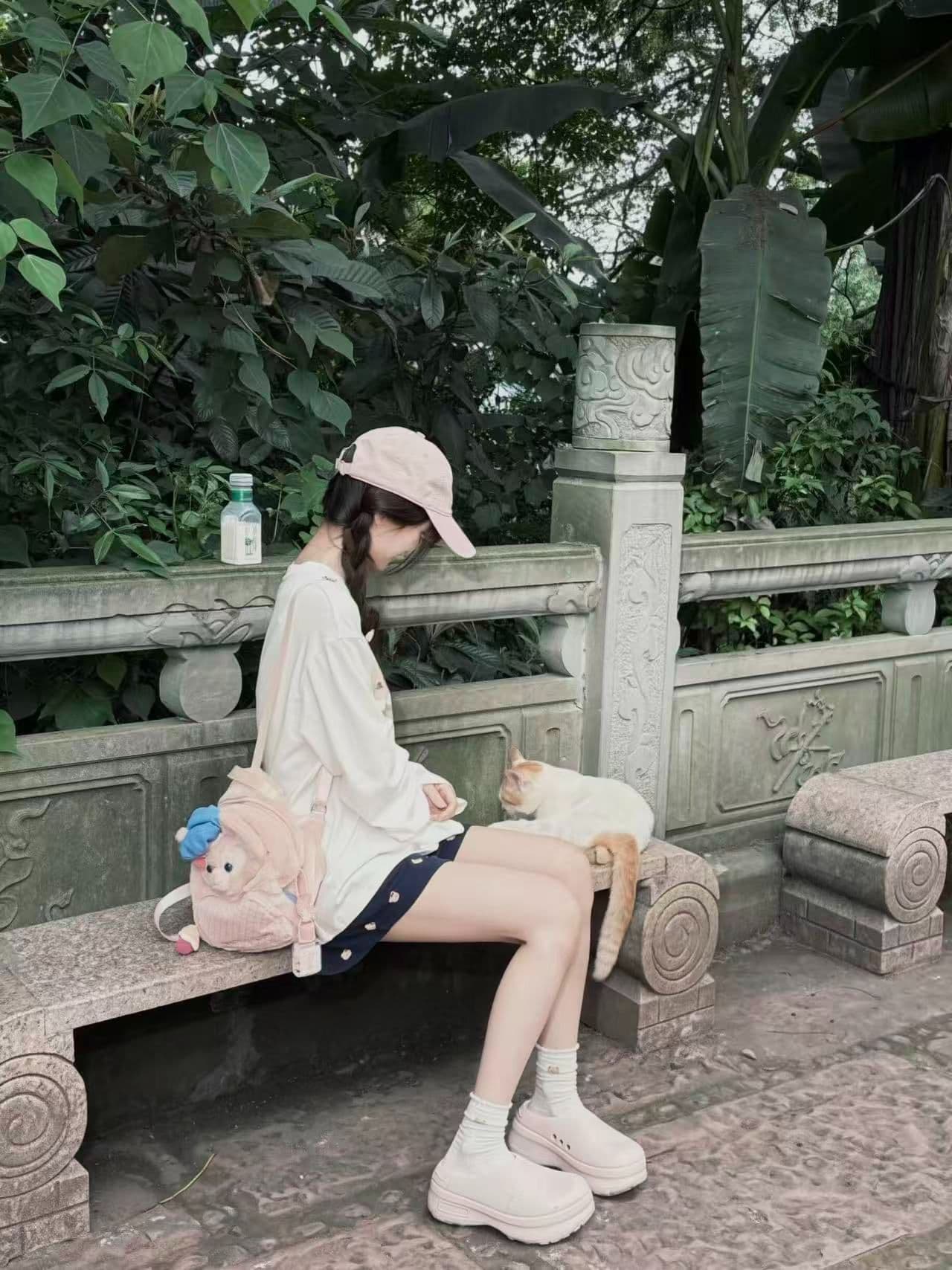 높은 품질 순면 200그램 21 빗질하다 정밀 프린트 가을 루즈핏 긴팔 티셔츠 여성 상세 이미지 4