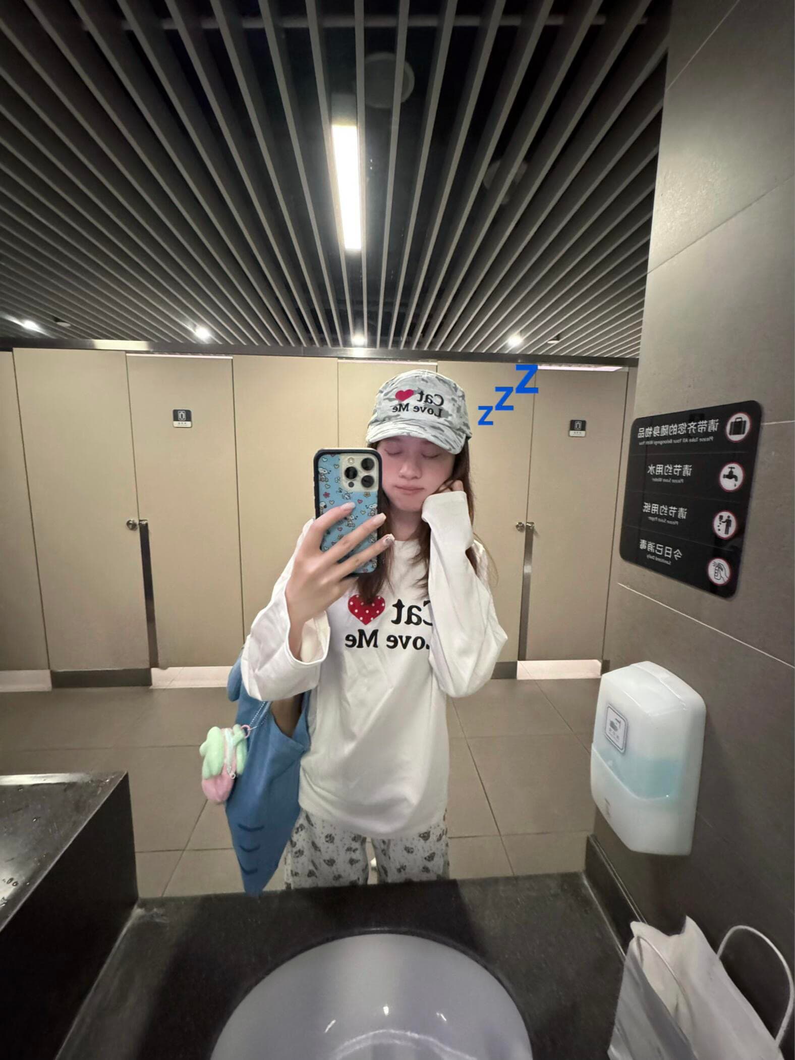 높은 품질 순면 200그램 21 빗질하다 정밀 프린트 가을 루즈핏 긴팔 티셔츠 여성 상세 이미지 4