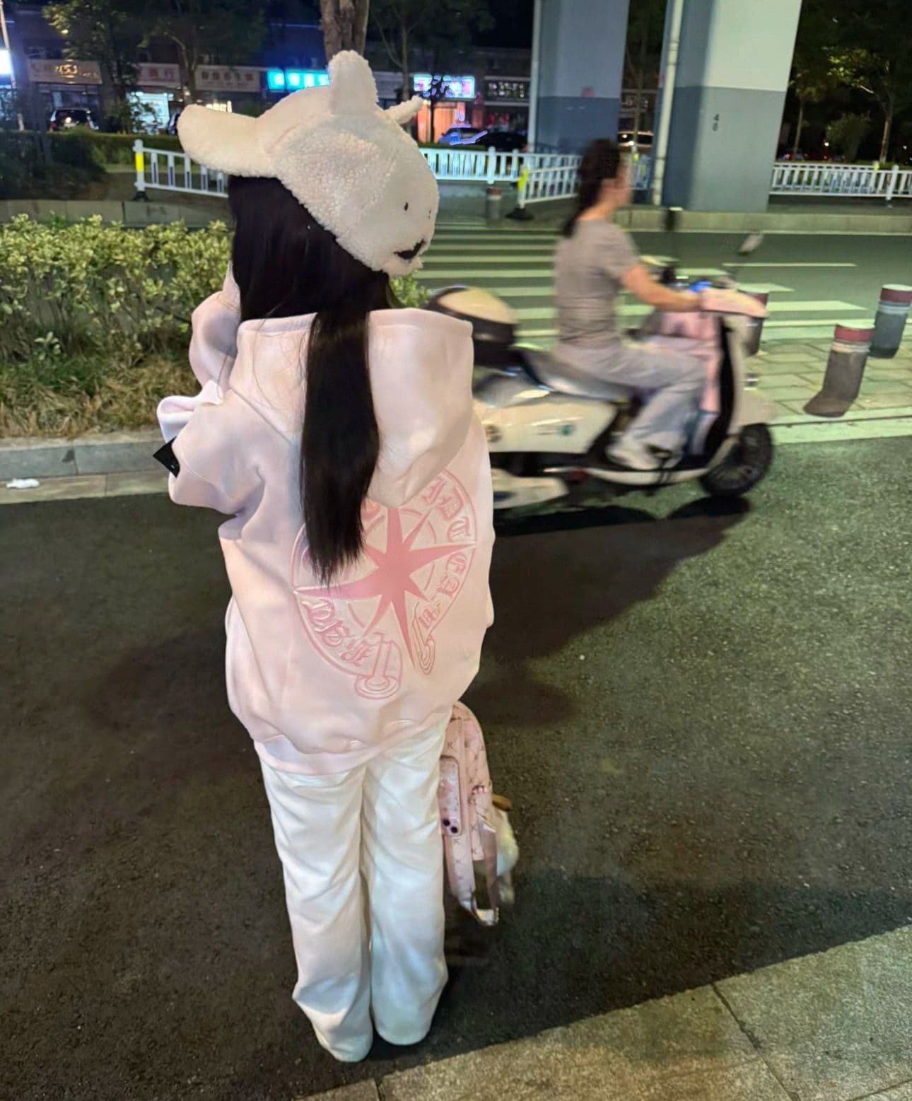 얇은 스타일 백금 지퍼 원본 부형제 이후 패키지 칼라 순수한 Mianhua 면 복합 후드티 여성 상세 이미지 10