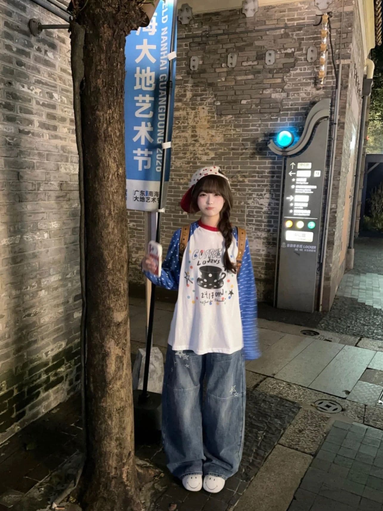 원본 솜씨 19 지점 220 그램 순면 긴팔 티셔츠 여성 상세 이미지 3