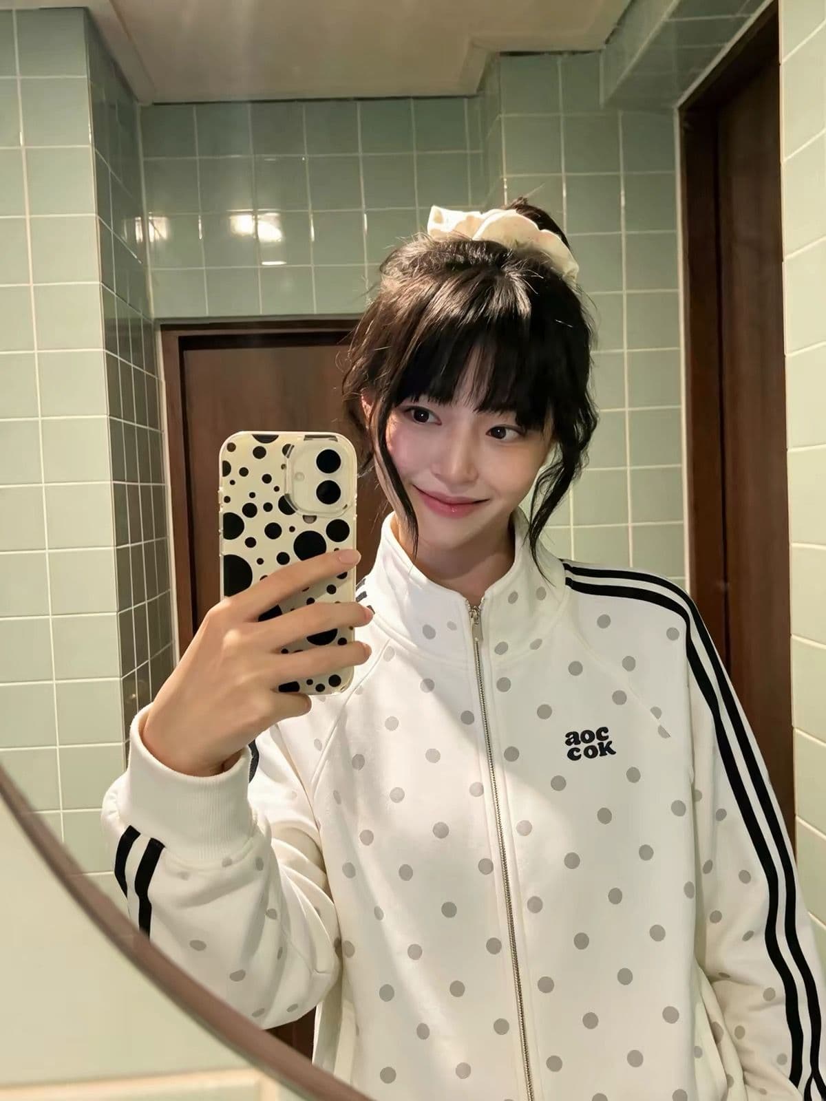 얇은 스타일 백금 지퍼 이후 패키지 칼라 순수한 Mianhua 면 복합 후드티 여성 상세 이미지 1