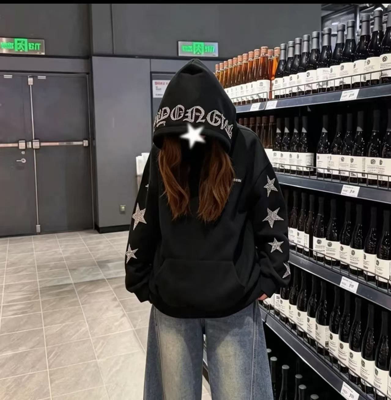후아 면 복합 우유 실크 원본 핫픽스 후드티 여성 상세 이미지 3