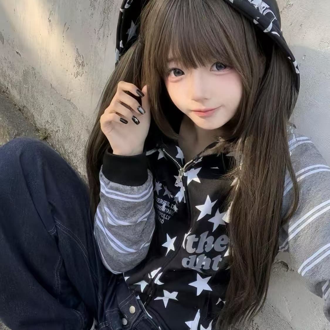 얇은 스타일 순수한 Mianhua 면 복합 자수 아메리칸 새로운 양육하다 아름다움 긴팔 새로운 후드티 여성 코트 상세 이미지 2