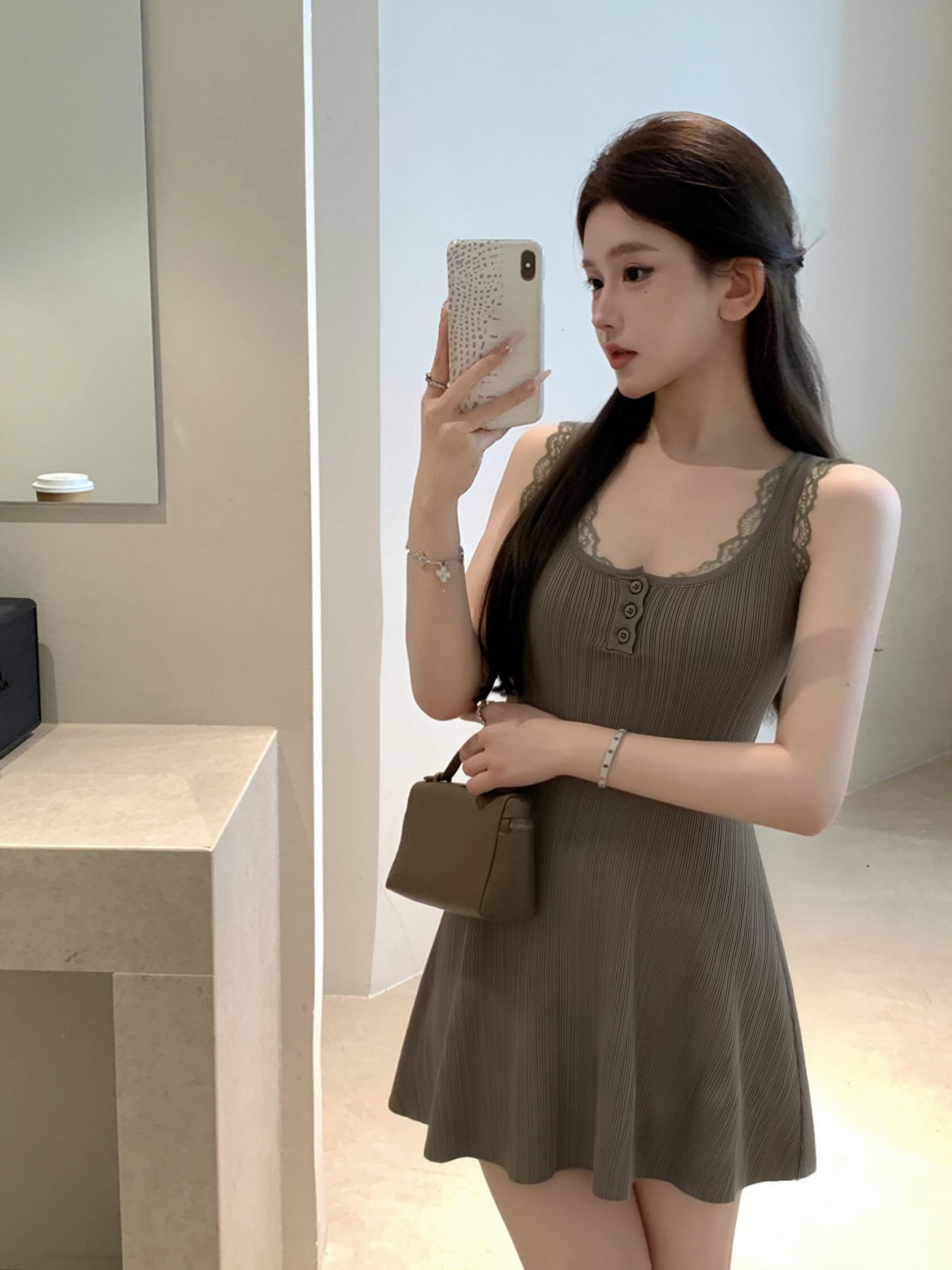 핫걸 디자인 센스 외출용 허리 수축 구덩이 기사 새싹 리본 가슴 등받이 쿠션 심장 여성 드레스 여름