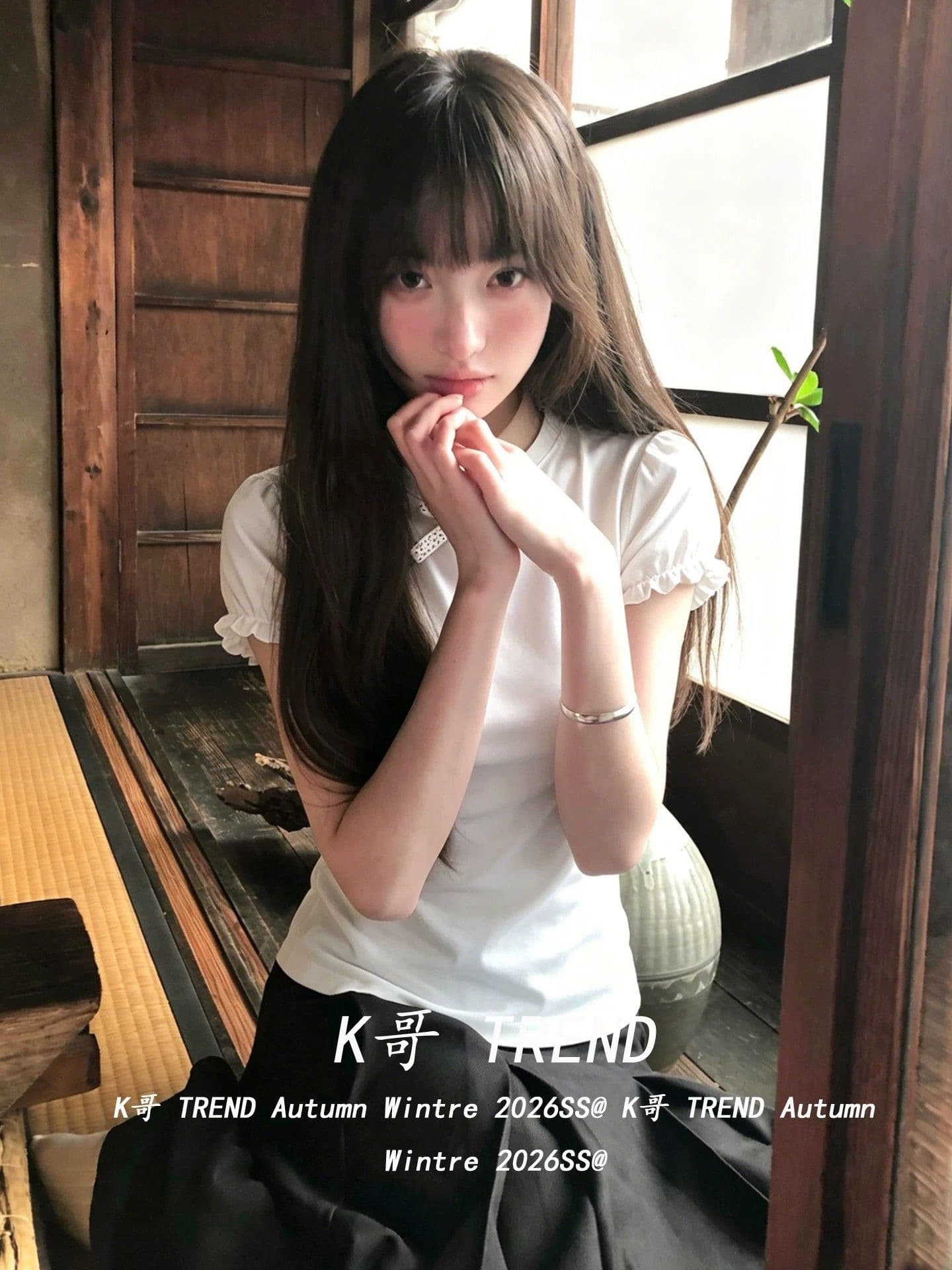 한 부서 학원 스타일 화이트 반팔 티셔츠 여성 여름 나비 매듭 달콤함 몸매 가꾸기 슬림해 보이는 긍정적 인 어깨 레이스 맨위 트렌디 상세 이미지 3