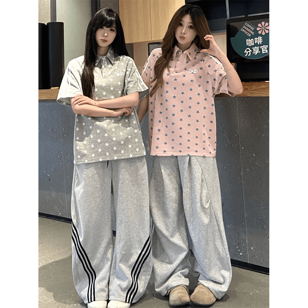좋은 품질 리본 자수 네리 가게 천 19 지점 220 그램 순면 삽입 어깨 소매 반팔 티셔츠 이미지 5