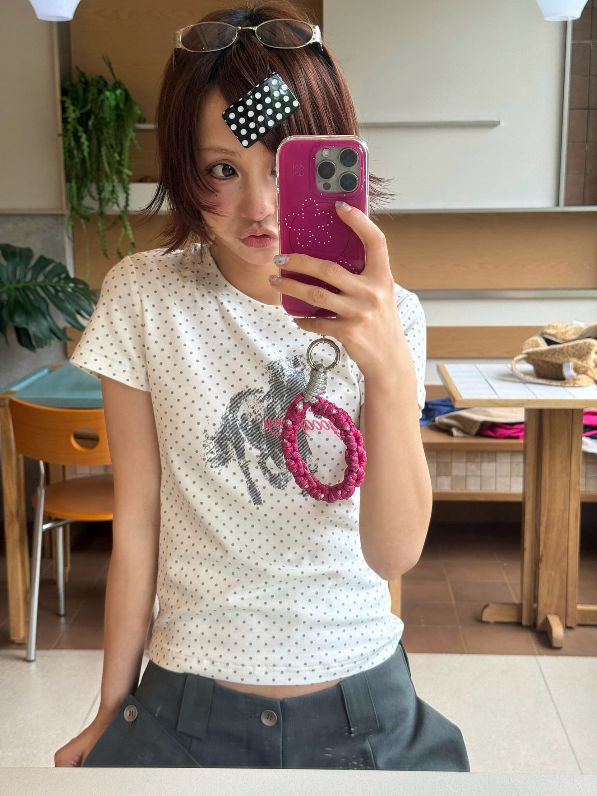 220 그램 40 빗질하다 92 면 8 암모니아 Lun 이후 패키지 칼라 몸매 가꾸기 슬림해 보이는 긍정적 인 어깨 반팔 티셔츠 이미지 2