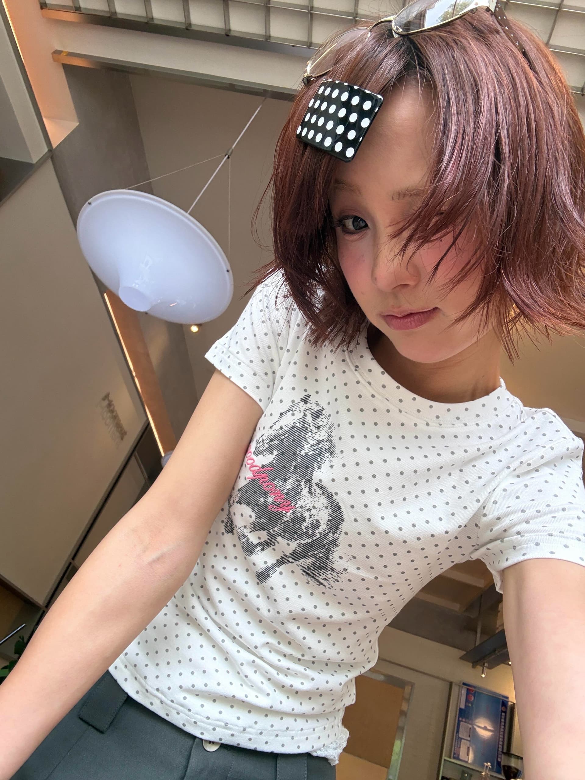 220 그램 40 빗질하다 92 면 8 암모니아 Lun 이후 패키지 칼라 몸매 가꾸기 슬림해 보이는 긍정적 인 어깨 반팔 티셔츠 상세 이미지 4