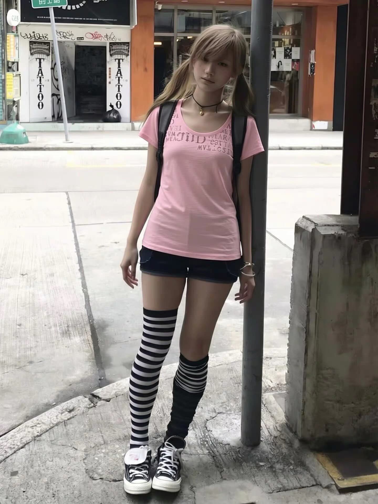 광저우 원단 대나무 마디 면 순면 프린트 반팔 티셔츠 이미지 3