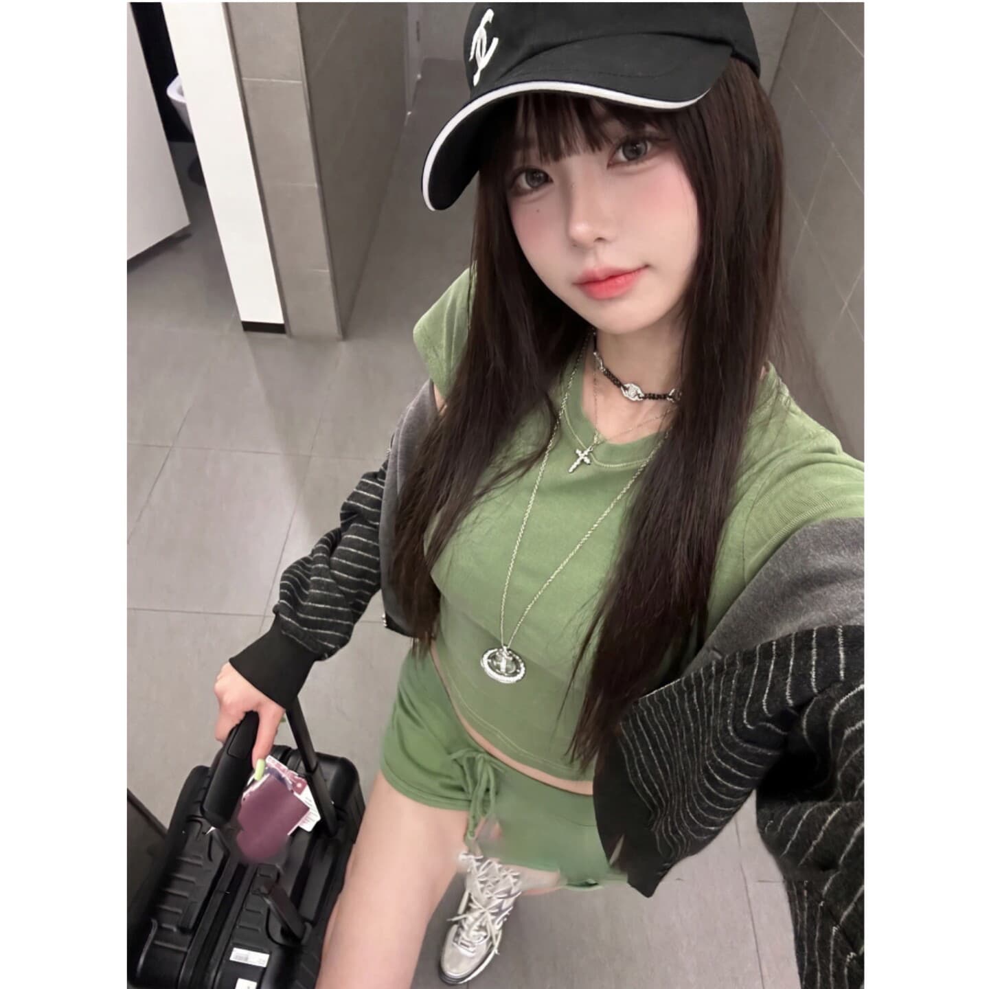 원본 원단 40s 좋은 면 원본 솜씨 한 부서 핫걸 몸매 가꾸기 쇼트 스타일 반팔 맨위 반바지 세트