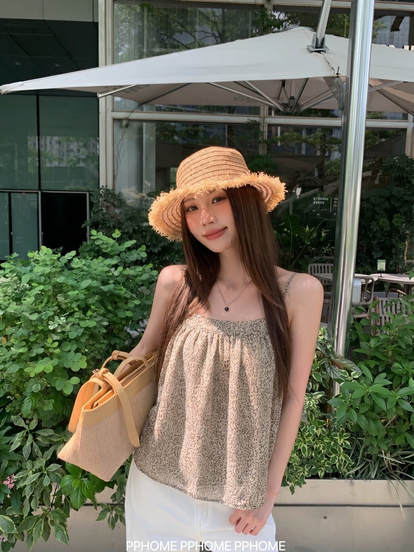 한 부서 레트로 레오파드 무늬 슬립 민소매 조끼 여성 여름 새로운 순수한 욕망 바람 인사이드 가져 가라. 도루 센스 작은 대중 핫걸 맨위 상세 이미지 1