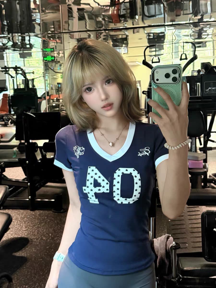 프린트 40 순면 220 그램 반팔 티셔츠 이미지 2