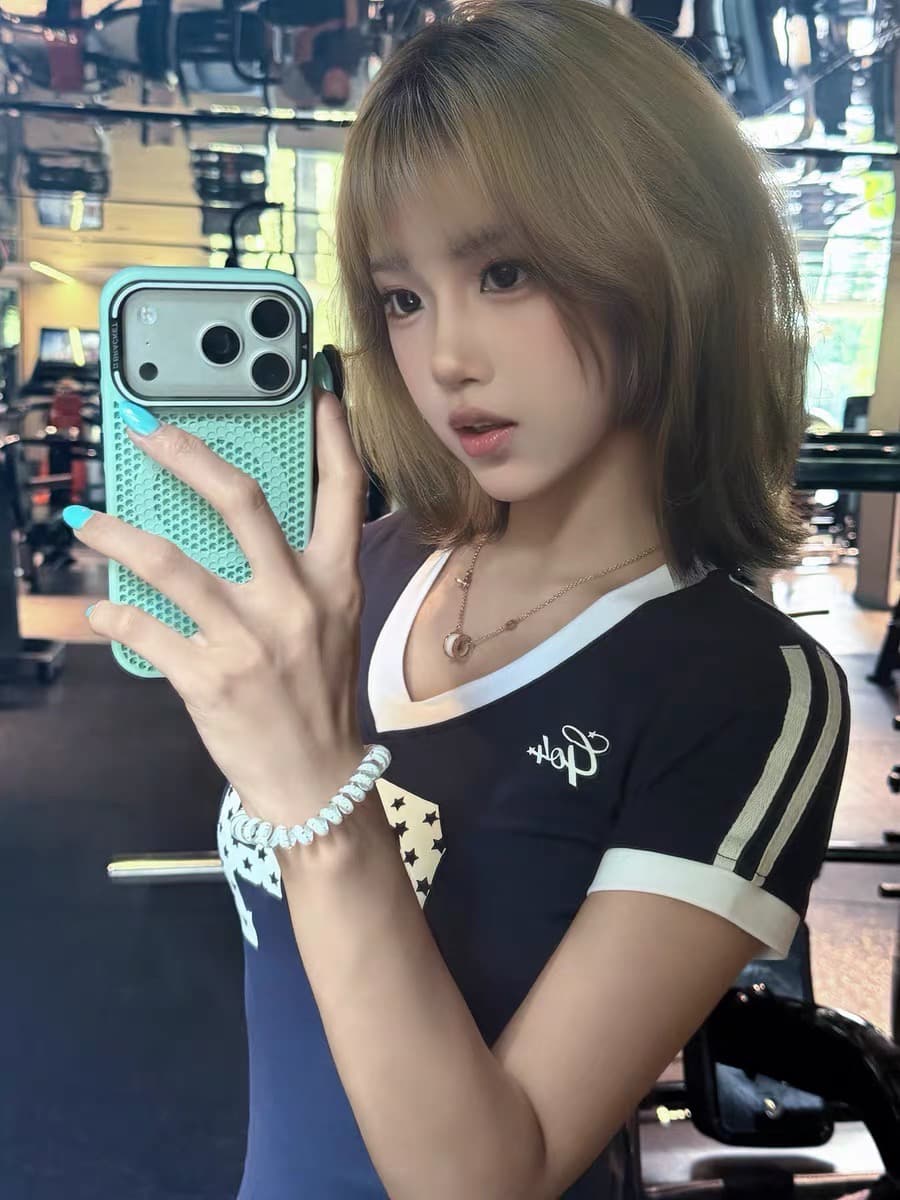프린트 40 순면 220 그램 반팔 티셔츠 이미지 4